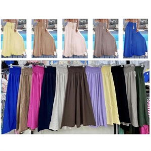 Spodnie szerokie nogawki damskie produkt Włoski