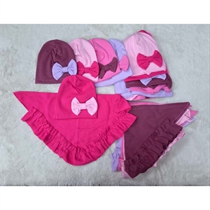 Komplet czapka + chusta (50-54)