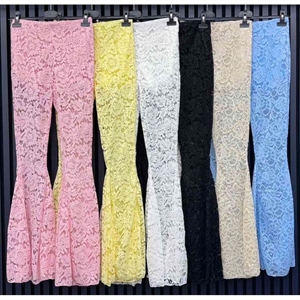 Spodnie dzwony damskie - Produkt Włoski