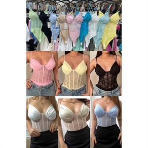 Body damskie bez rękawów produkt Włoski