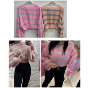 Sweter damski okrągły