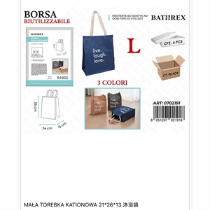 Torba wielokrotnego użytku 21x26x13cm