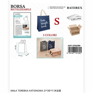 Torba wielokrotnego użytku 21x26x11cm