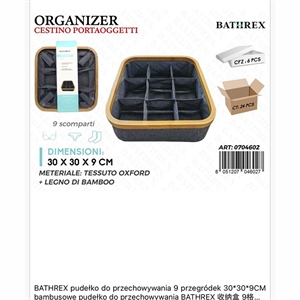 Koszyk organizer do przechowywania 38x26x16cm
