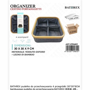 Koszyk organizer do przechowywania 30x30x9cm