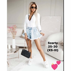 Szorty jeansowe damskie  25-30(XS-XL)