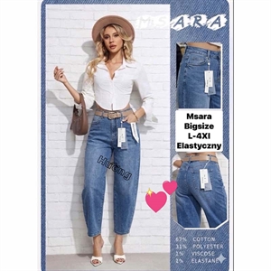 Jeansy damskie Big Size  L-4XL