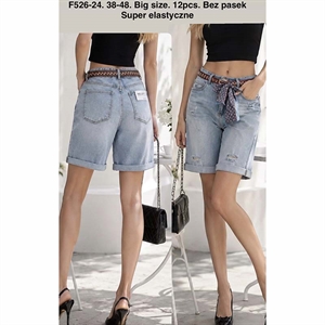 Spodenki jeansowe damskie Big Size  38-48