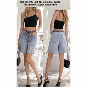 Spodenki jeansowe damskie Big Size  38-48
