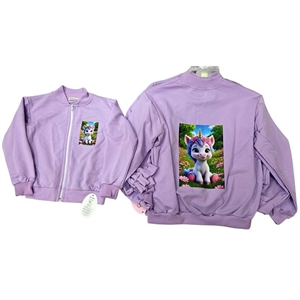 Bluza dziewczęca rozpinana na zamek  116-146cm
