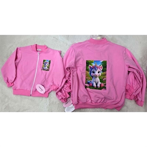 Bluza dziewczęca rozpinana na zamek  116-146cm
