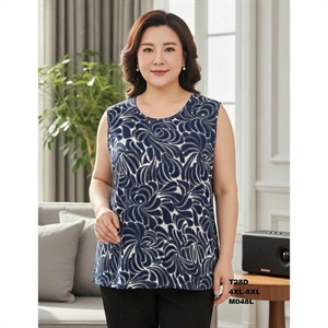 Bluzka damska bez rękawów Big Size  4XL-8XL
