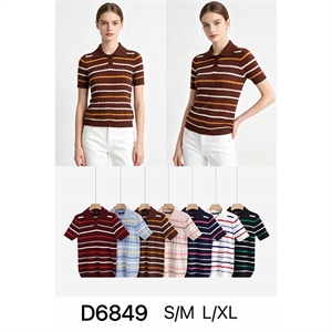 Sweter damski z krótkim rękawem S/M-L/XL