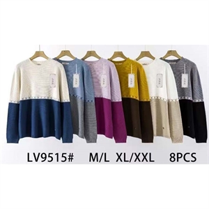 Sweter damski okrągły M-2XL