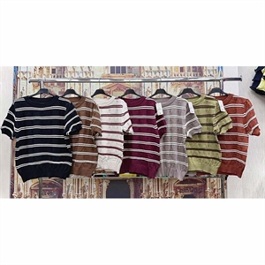 Sweter damski z krótkim rękawem