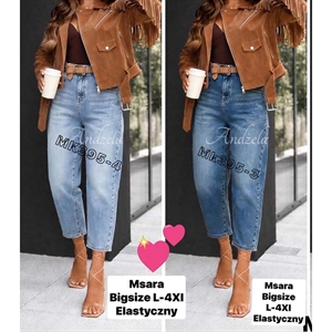 Jeansy damskie  L-4XL big size