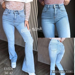 Jeansy dzwony damskie  34-42