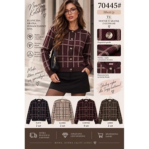 Sweter damski zapinany na guziki