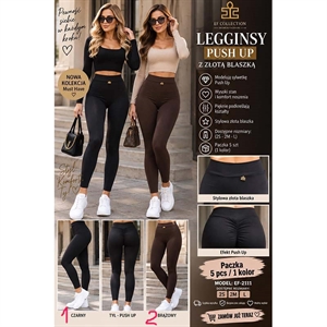 Legginsy długie damskie Push Up  S-L