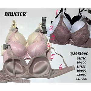 Biustonosz push up z silikon  C