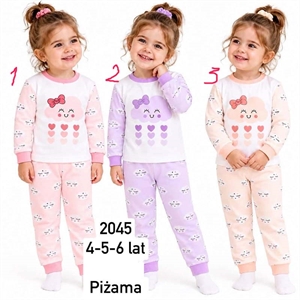 Piżama dziewczęca produkt Turecki  4-6 lat