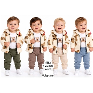 Komplet niemowlęcy ocieplany produkt Turecki  9-24M