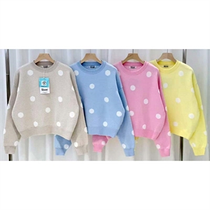 Sweter damski okrągły