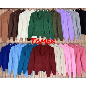 Sweter damski z golfem