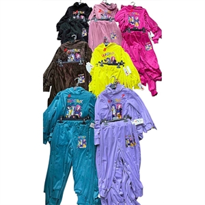 Komplet welurowy dziewczęcy  4-14 lat