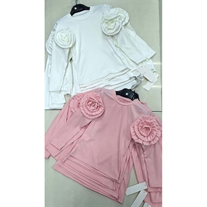 Bluzka dziewczęca prążek  6-16 lat