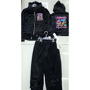 Komplet welurowy dziewczęcy  4-14 lat