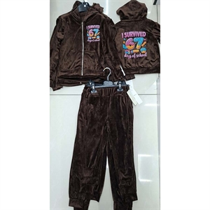 Komplet welurowy dziewczęcy  4-14 lat