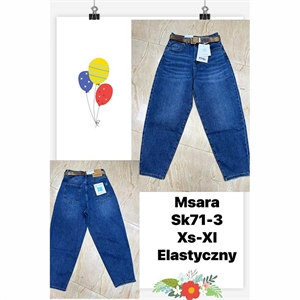 Jeansy damskie M'sara  XS-XL