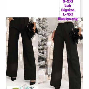 Spodnie szerokie nogawki damskie  S-2XL lub L-4XL