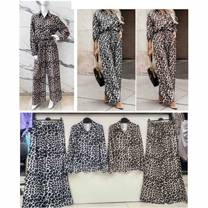 Komplet Koszula + Spodnie szerokie nogawki produkt Włoski