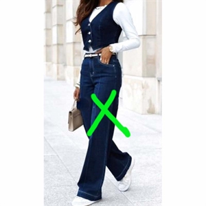 Kamizelka jeansowa damska  XS-XL