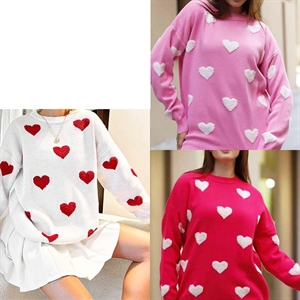 Sweter damski okrągły