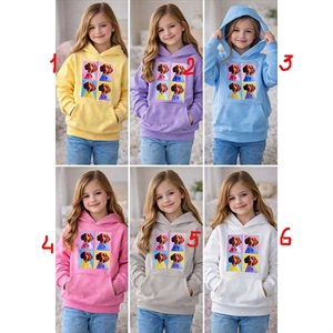 Bluza kangurka dziewczęca  4-14 lat