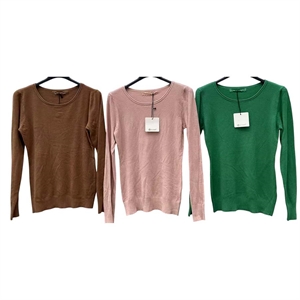 Sweter damski okrągły