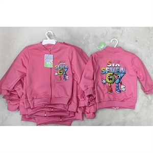 Bluza dziewczęca rozpinana na zamek  104-146