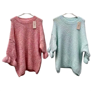 Sweter damski okrągły