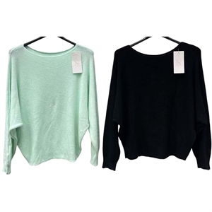 Sweter damski okrągły