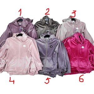 Bluza dziewczęca rozpinana na zamek z kapturem  134-164