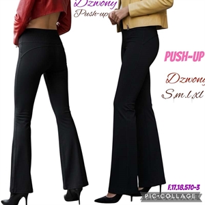 Legginsy dzwony damskie Push Up  S/M-L/XL