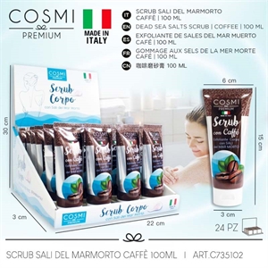 Peeling kawowy z solą z Morza Martwego 100 ml