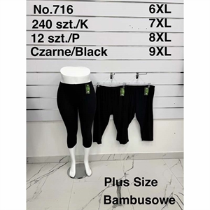Legginsy krótkie damskie Big Size  6XL-9XL