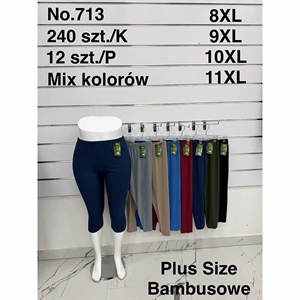 Legginsy krótkie damskie Big Size  8XL-11XL