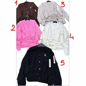 Sweter dziewczęcy zapinany na guziki  4-14 lat