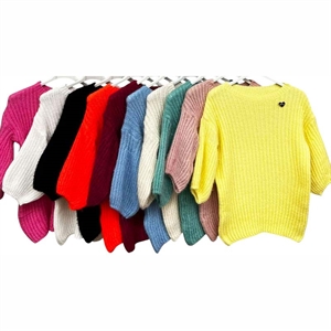 Sweter damski z krótkim rękawem