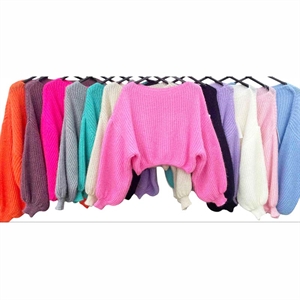 Sweter damski okrągły